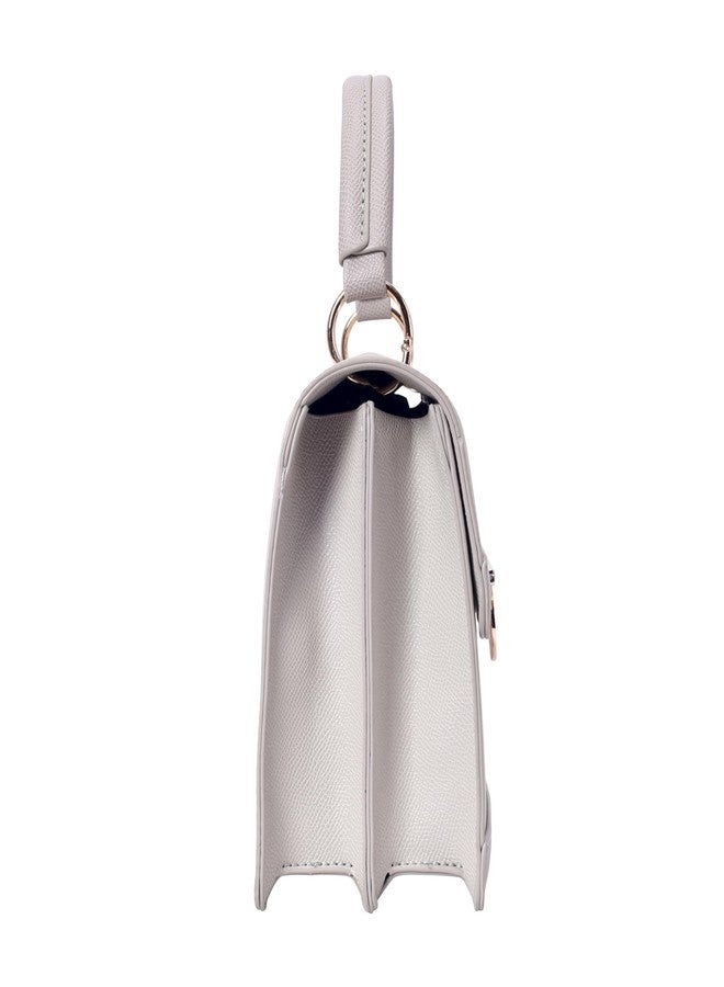 Lino Perros Womens Beige Sachtel Bag - Image 3